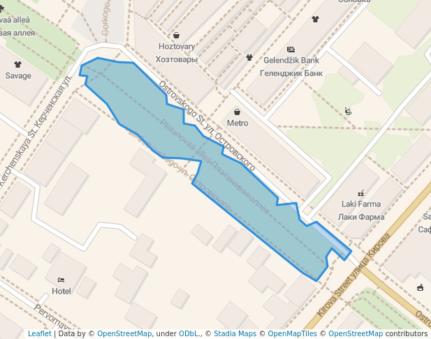 Платановая аллея