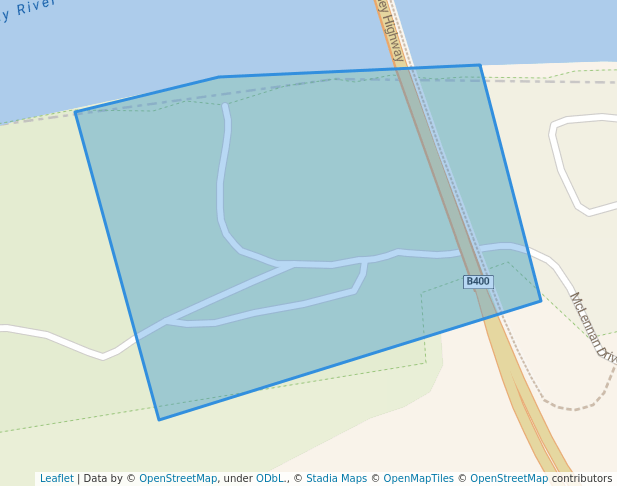 walking in Harradine Park map in Robinvale