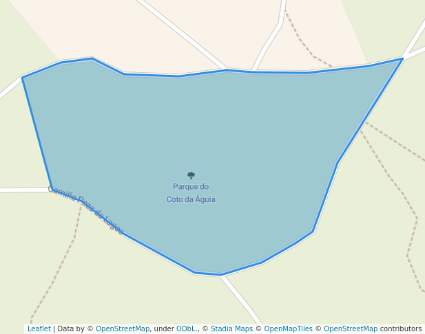 walking in Parque do Coto da Águia map in Redondela