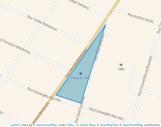 Praça do CAIC in São Francisco | Map and Routes