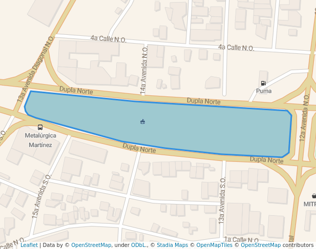 walking in Parque Julio Buitrago map in Managua