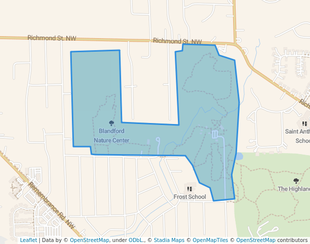 Blandford Nature Center