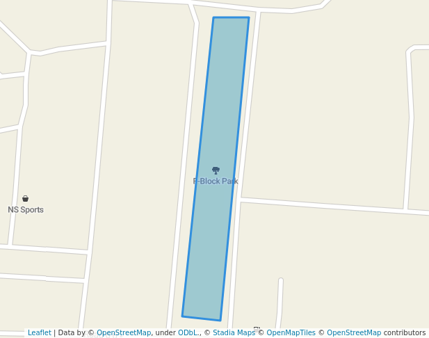 walking in F-Block Park map in Rawalpindi