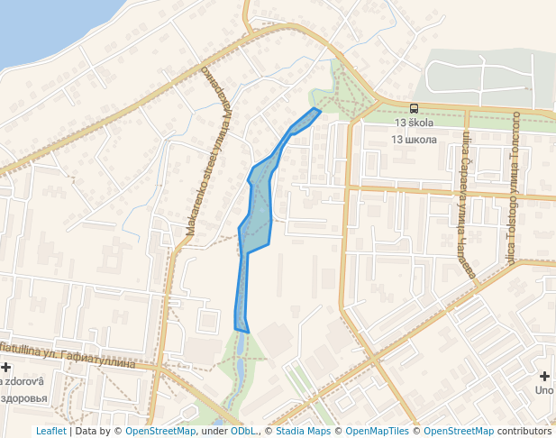 Каскад прудов