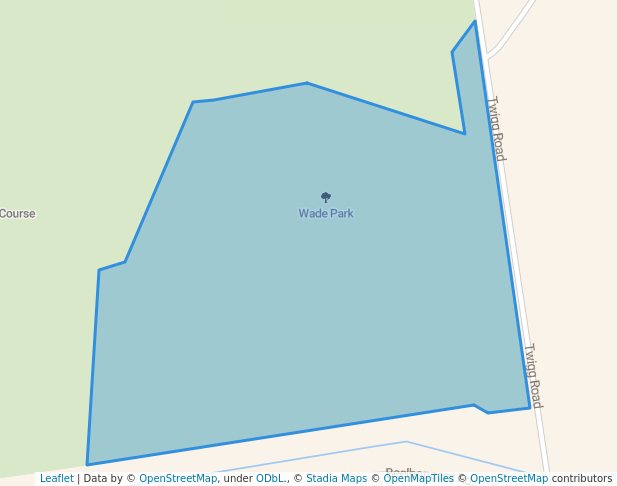 walking in Wade Park map in Yenda