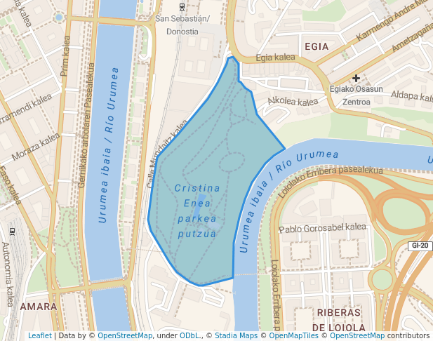 Kristina-Enea parkea - Parque de Cristina Enea