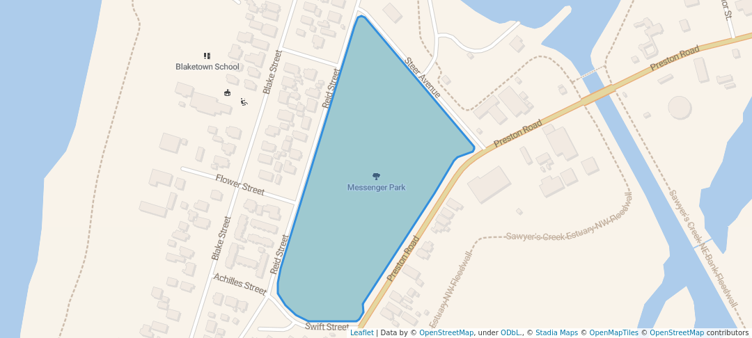walking in Messenger Park map in Greymouth