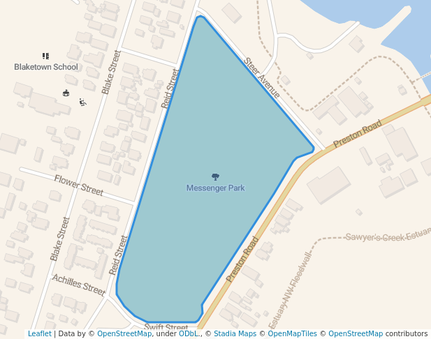 walking in Messenger Park map in Greymouth