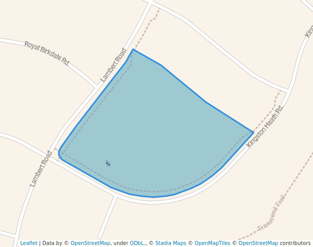 walking in Balcon Park map in Peyton