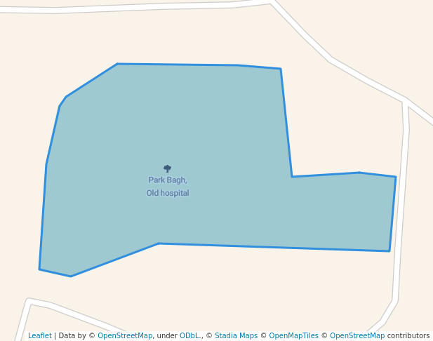 walking in Park Bagh, Old hospital map in Sunam