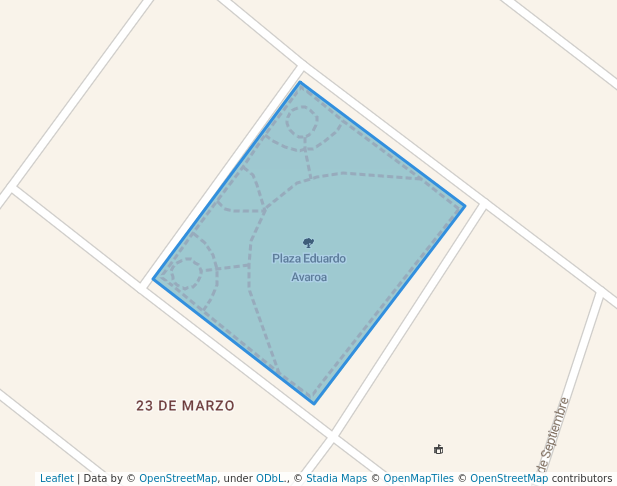 walking in Plaza Eduardo Avaroa map in El Alto