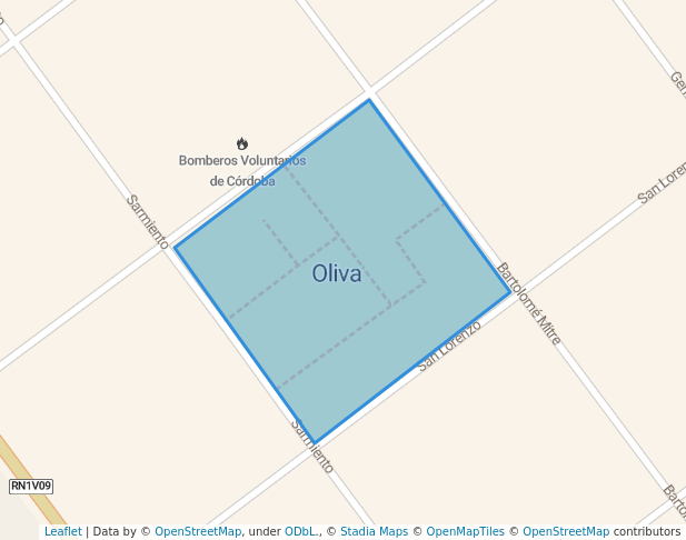 Plaza Independencia in Oliva | Map and Routes