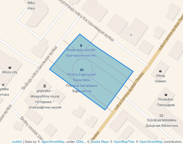 Площадь павших борцов