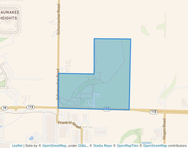 walking in Schumacher Farm County Park map in Waunakee