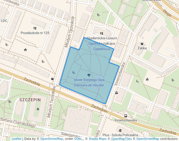 Skwer Świętego Ojca Damiana de Veuster