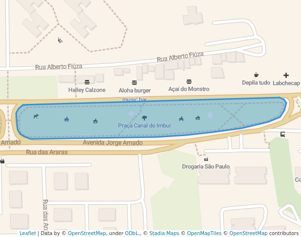 Praça Canal do Imbuí