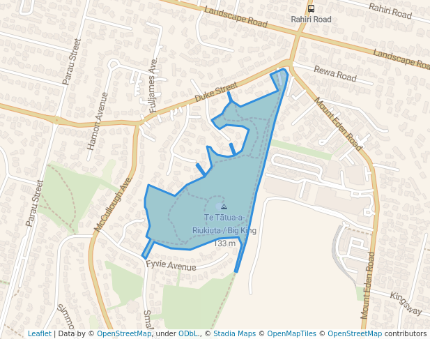 Te Tātua-a-Riukiuta / Big King Reserve