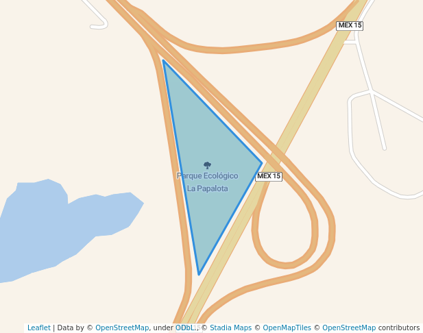 walking in Parque Ecológico La Papalota map in Mazatlán