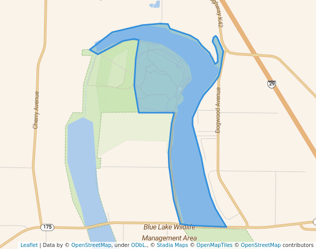 walking in Lewis and Clark State Park map in Onawa