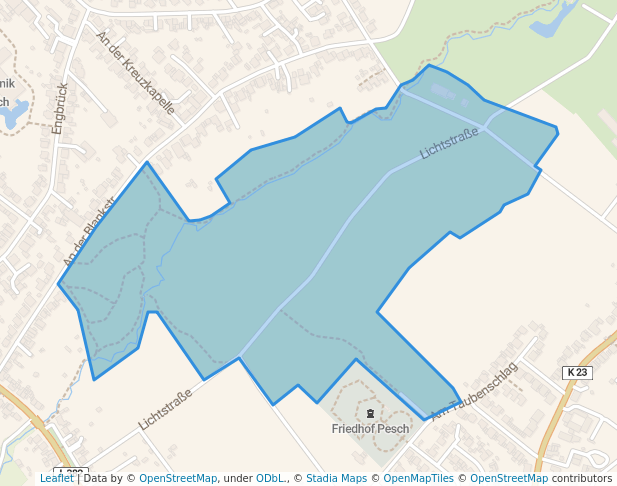 walking in Willi-Hannen-Park map in Korschenbroich