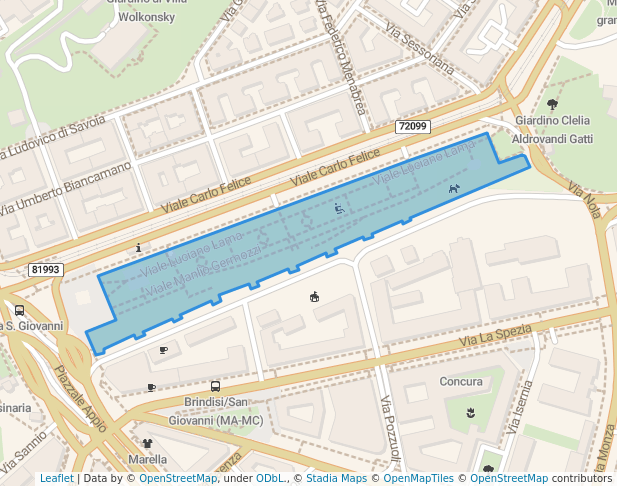 Giardini di Viale Carlo Felice