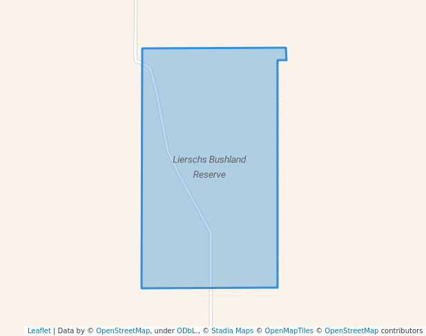 walking in Lierschs Bushland Reserve map in Murtoa