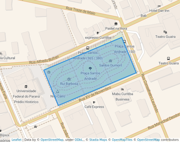 Praça Santos Andrade