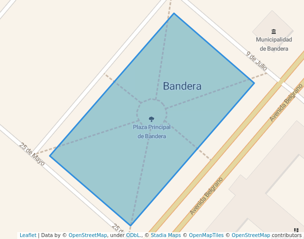 Plaza Principal de Bandera in Bandera | Map and Routes