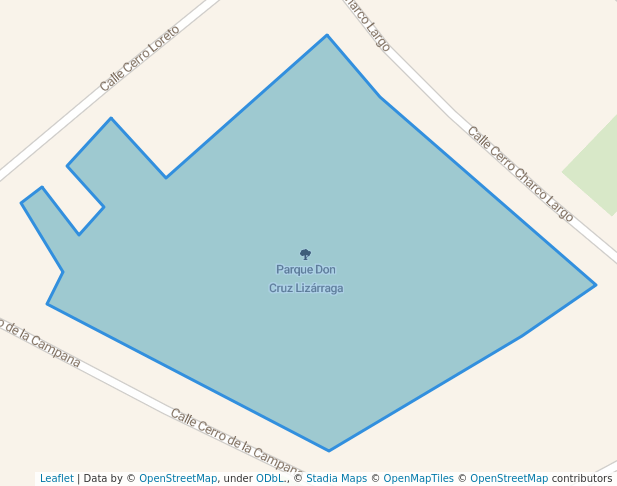 walking in Parque Don Cruz Lizárraga map in Mazatlán