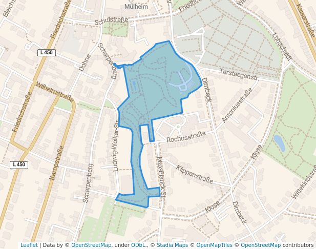 walking in Catho-Wenzel-Park map in Mülheim an der Ruhr
