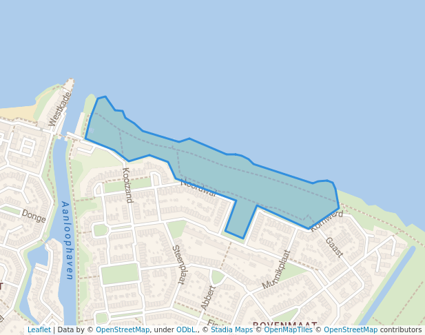 walking in Gooierdijkpark map in Huizen