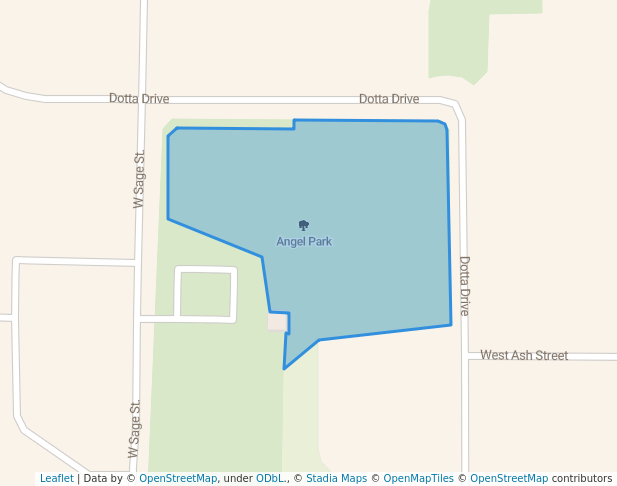 walking in Angel Park map in Elko