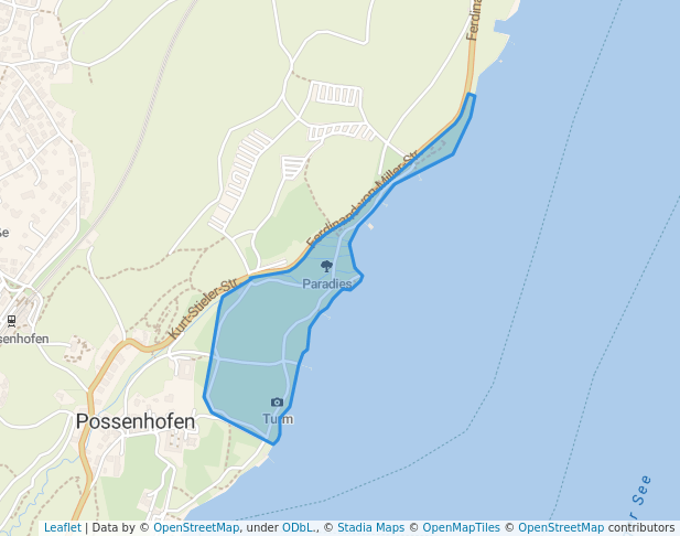 Badegebiet Paradies