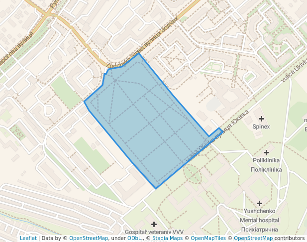 Парк при ОПНД ім. Ющенка