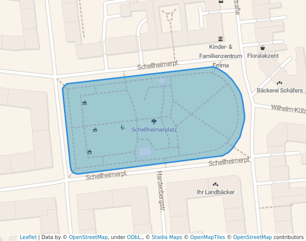 walking in Schellheimerplatz map in Magdeburg