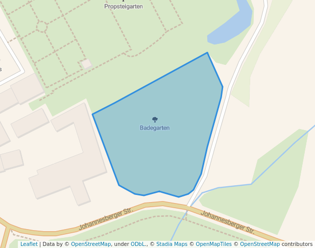 walking in Badegarten map in Fulda