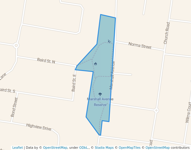 Marshall Avenue Reserve