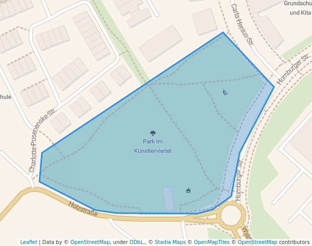 Park im Künstlerviertel