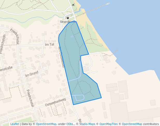 walking in Skulpturenpark "Wurzeln und Freiheit" map in Flensburg