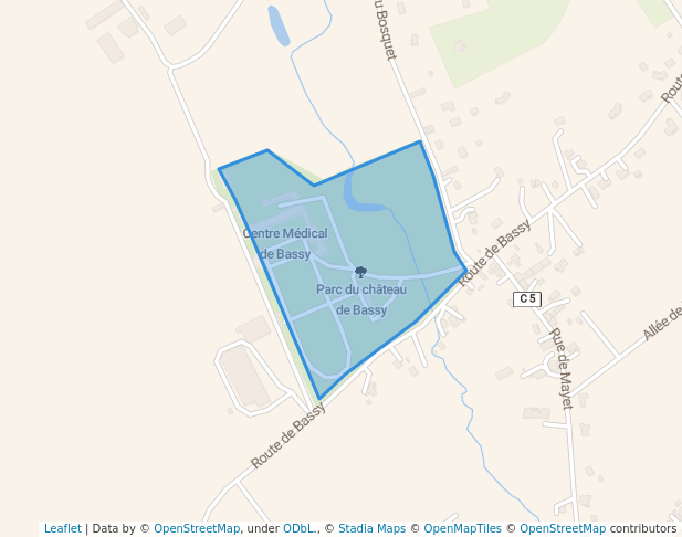 Parc du château de Bassy