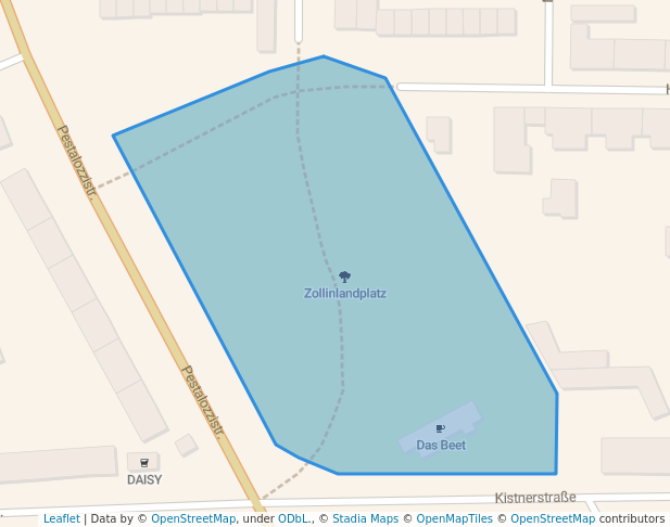 walking in Zollinlandplatz map in Bremerhaven