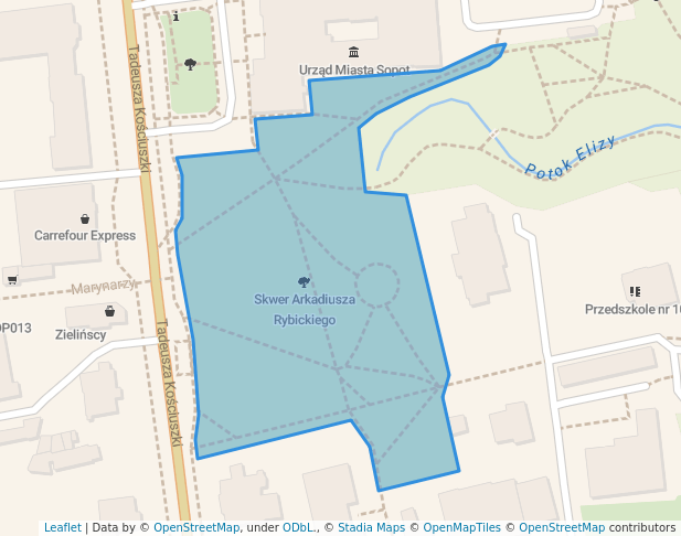 Skwer Arkadiusza Rybickiego