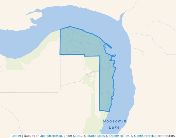 walking in Moosomin & District Regional Park map in Moosomin