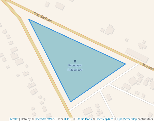 Kyonpyaw Public Park in Kyonpyaw | Map and Routes