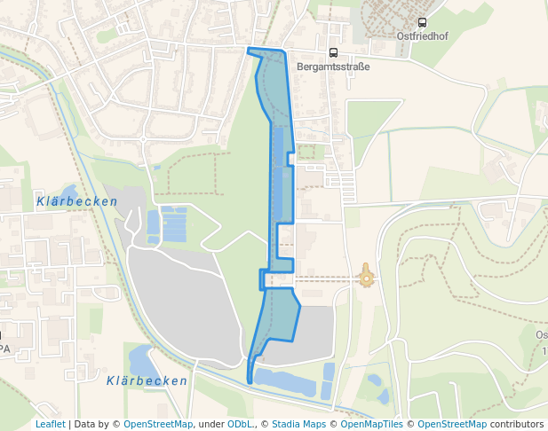 walking in Zechenpark map in Ahlen