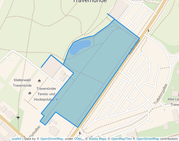 walking in Doktor-Heinrich-Zippel-Park map in Lübeck