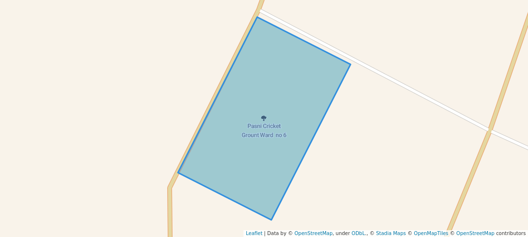 walking in Pasni Cricket Grount Ward no 6 map in Pasni