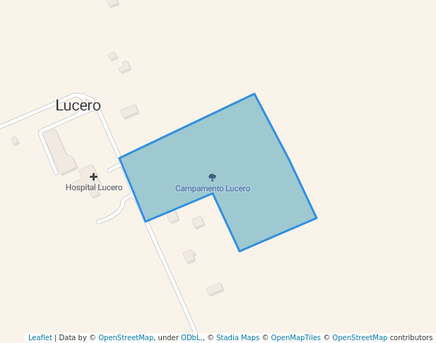 Campamento Lucero in Lucero | Map and Routes