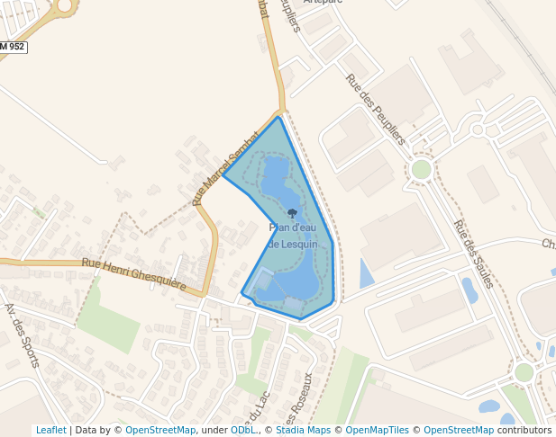 Plan d'eau de Lesquin