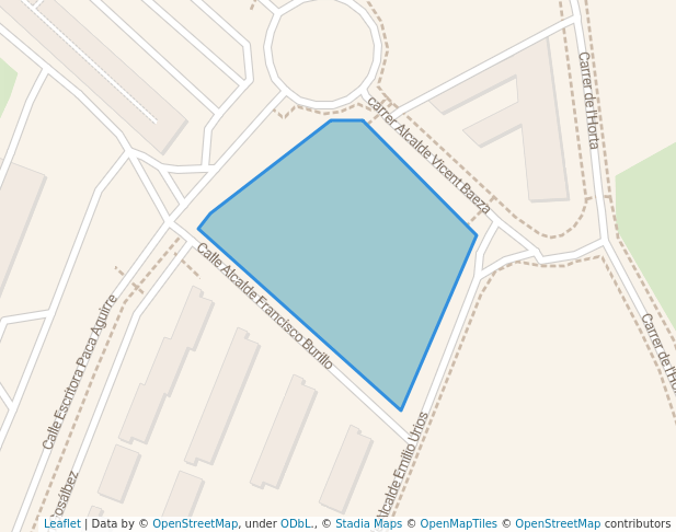 walking in Parque de la Médica Manuela Pérez de Vekios map in San Juan de Alicante